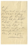 Franklin D. Roosevelt Autograph Note Signed ''FDR'' & Autograph Letter Signed to His Son